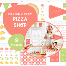 Load image into Gallery viewer, Pizza Shop Printable Dramatic Play Kit