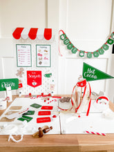 Load image into Gallery viewer, Red &amp; White Hot Cocoa Dramatic Play Printables