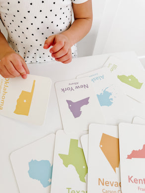 50 States Flash Cards