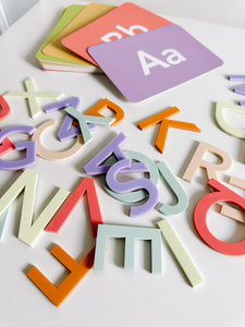 Alphabet Acrylic Letters Sensory Kit