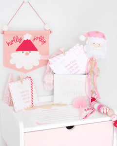 Pink & Red Letter to Santa Printable Kit