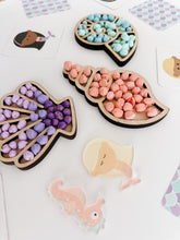 Load image into Gallery viewer, Mermaid Mini Tray Shell Sensory Kit