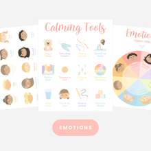Load image into Gallery viewer, Emotions Posters (Set of 3)