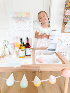 Snow Cone Shop Dramatic Play