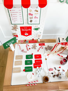 Red & White Hot Cocoa Dramatic Play Printables