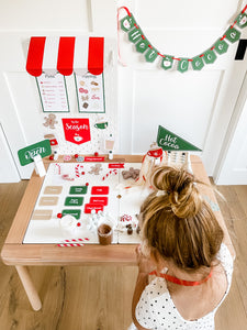 Red & White Hot Cocoa Dramatic Play Printables