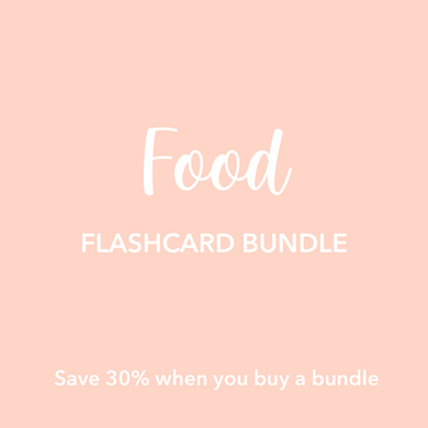 Food Flashcards Bundle