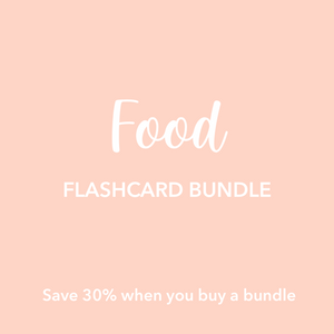 Food Flashcards Bundle