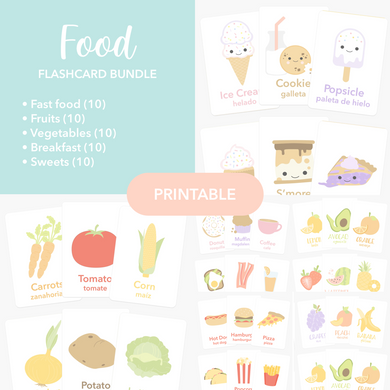 Food Flashcards Printable