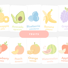 Load image into Gallery viewer, Fruit Flashcards