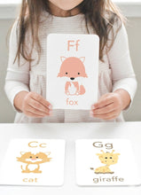 Load image into Gallery viewer, Animal Alphabet Learning Cards