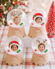 Load image into Gallery viewer, Reindeer &amp; Santa Snow Globes