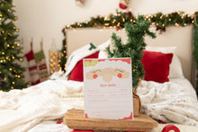 Load image into Gallery viewer, Red &amp; White Letter to Santa Printable Kit