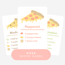 Load image into Gallery viewer, Pizza Recipe Cards