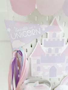 Unicorn Sensory & Dramatic Play Setup