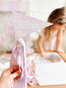 Unicorn Sensory & Dramatic Play Setup