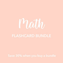 Load image into Gallery viewer, Math Flashcards Bundle