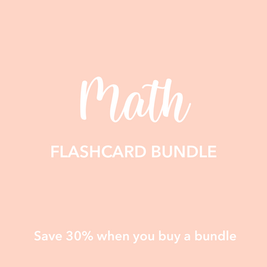 Math Flashcards Bundle