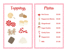 Load image into Gallery viewer, Pink &amp; Red Hot Cocoa Dramatic Play Printables