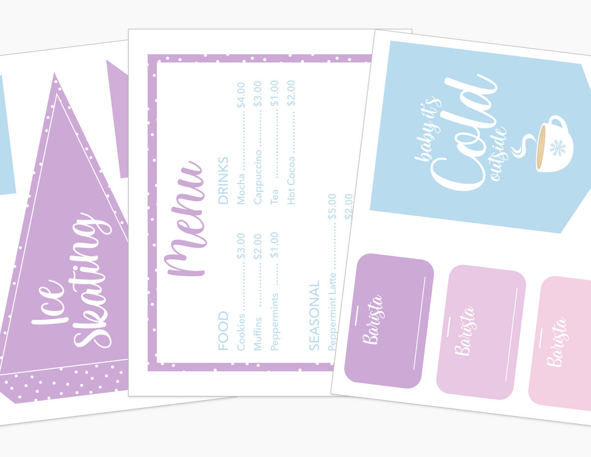 Ice Skating Rink Printable Dramatic Play – GoodnightFox