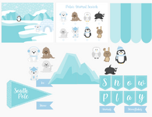 Load image into Gallery viewer, Arctic Polar Animals Printable Dramatic Play