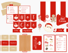 Load image into Gallery viewer, Red &amp; White Hot Cocoa Dramatic Play Printables