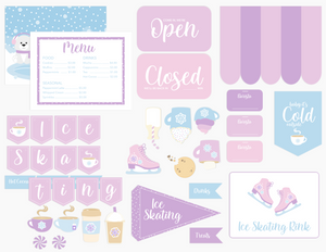 Ice Skating Rink Printable Dramatic Play