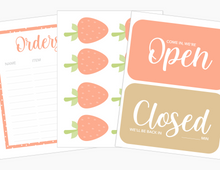 Load image into Gallery viewer, Strawberry Picking Patch Printable Dramatic Play