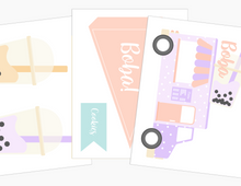 Load image into Gallery viewer, Boba Bubble Tea Shop Dramatic Play Kit