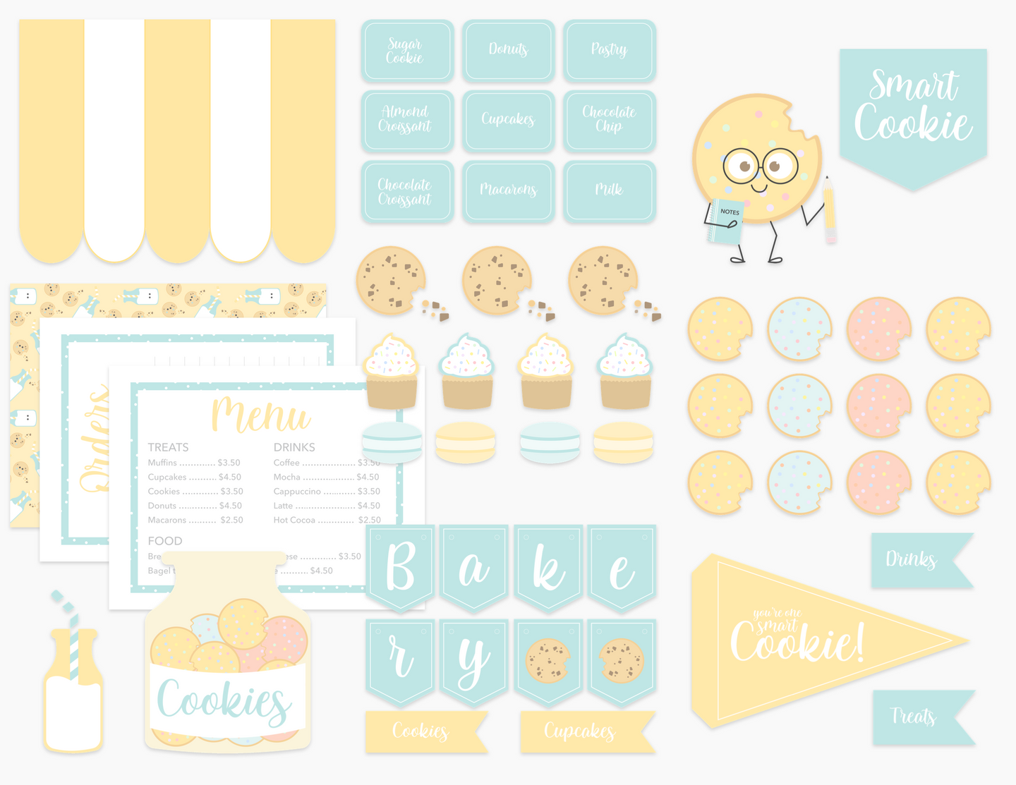 Bakery Printable Dramatic Play Kit