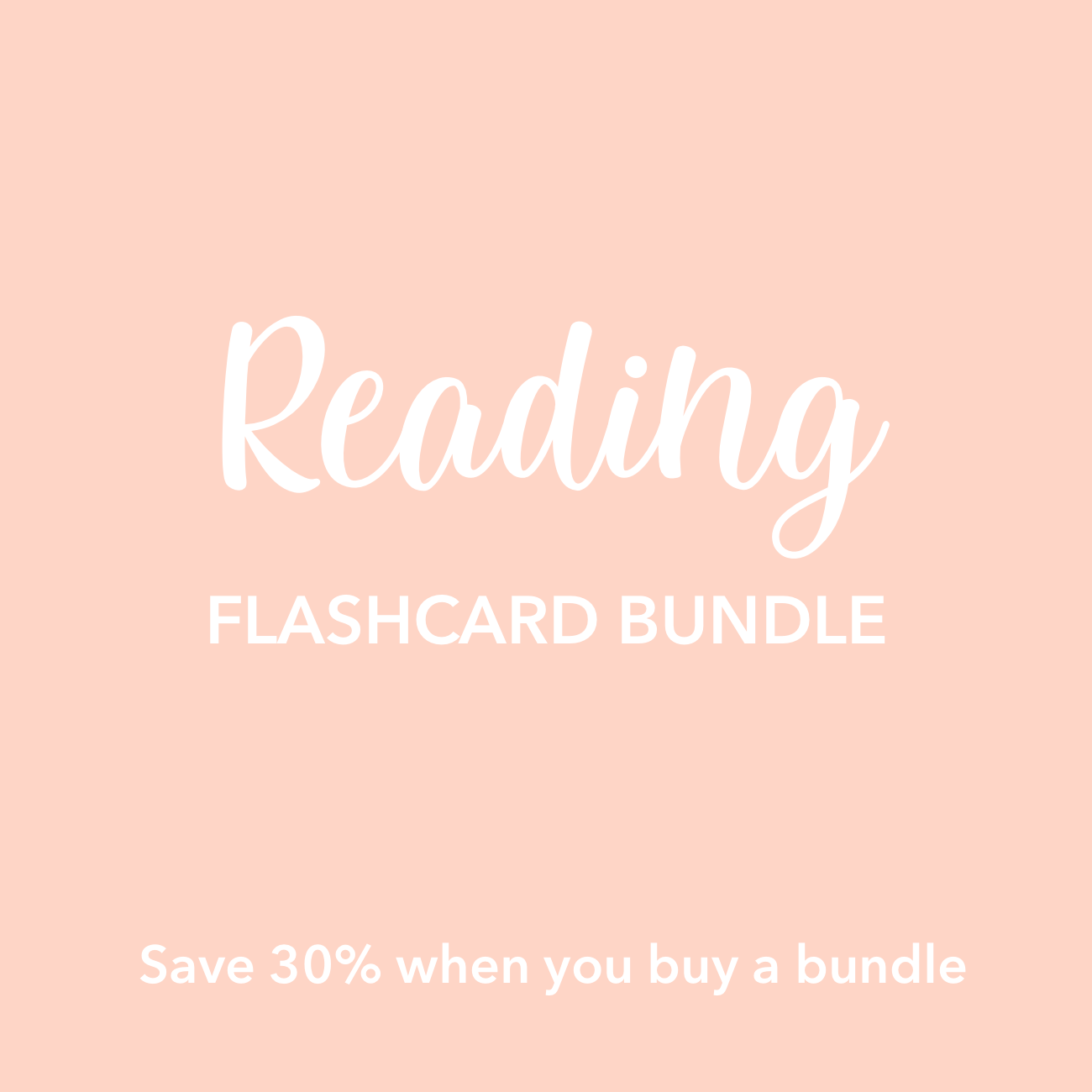 Reading Flashcards Bundle