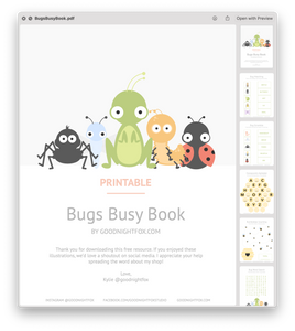 Bugs Busy Book