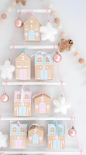 Load image into Gallery viewer, 24 Days of Christmas Gingerbread Row House Printable Play Kits