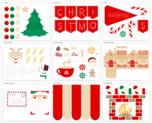 Load image into Gallery viewer, Christmas Printable Dramatic Play Kit