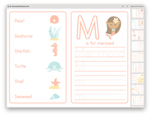 Load image into Gallery viewer, Free Mermaid Workbook Printable