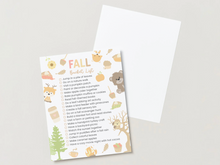 Load image into Gallery viewer, Free Fall Bucket List Printable