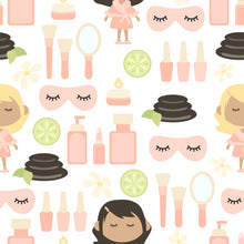 Load image into Gallery viewer, Spa Day Seamless Fabric Design