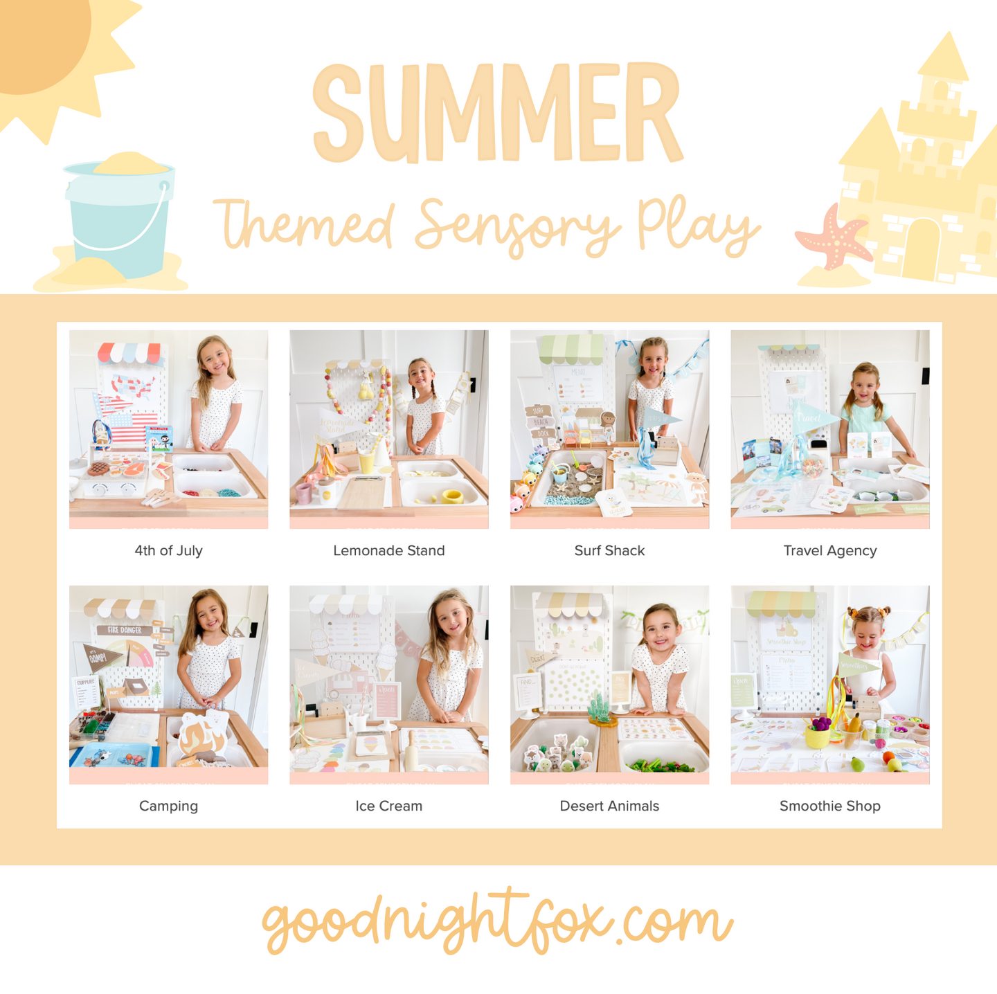 Summer Printable Dramatic Play Bundle