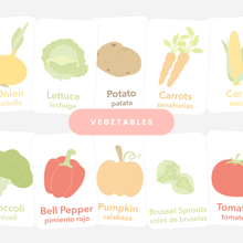 Load image into Gallery viewer, Vegetable Flashcards