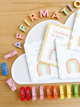 Load image into Gallery viewer, Affirmations Cards &amp; Clips Sensory Kits