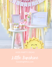 Load image into Gallery viewer, My Little Sunshine Pink &amp; Yellow Birthday Birthday Theme