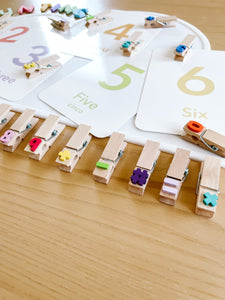 Counting Clips Sensory Kit