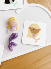 Load image into Gallery viewer, Mermaid Matching Sensory Kit