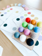 Load image into Gallery viewer, Pattern Wool Balls Sensory Kit