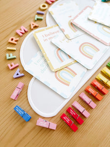 Affirmations Cards & Clips Sensory Kits