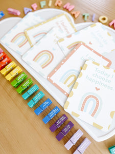 Affirmations Cards & Clips Sensory Kits