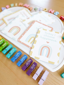 Affirmations Cards & Clips Sensory Kits