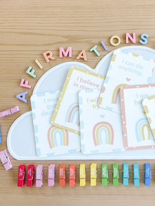 Affirmations Cards & Clips Sensory Kits