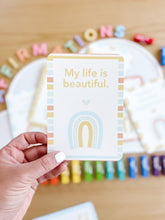 Load image into Gallery viewer, Affirmations Cards &amp; Clips Sensory Kits