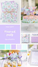 Load image into Gallery viewer, Mermaid Birthday Theme Party Decoration Kit